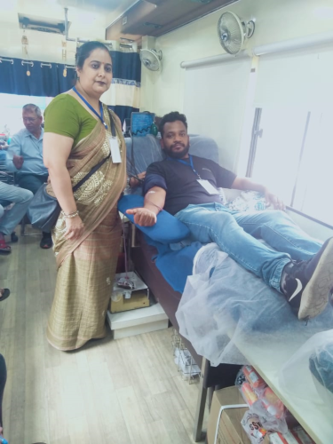 Health and Blood Donation Camp